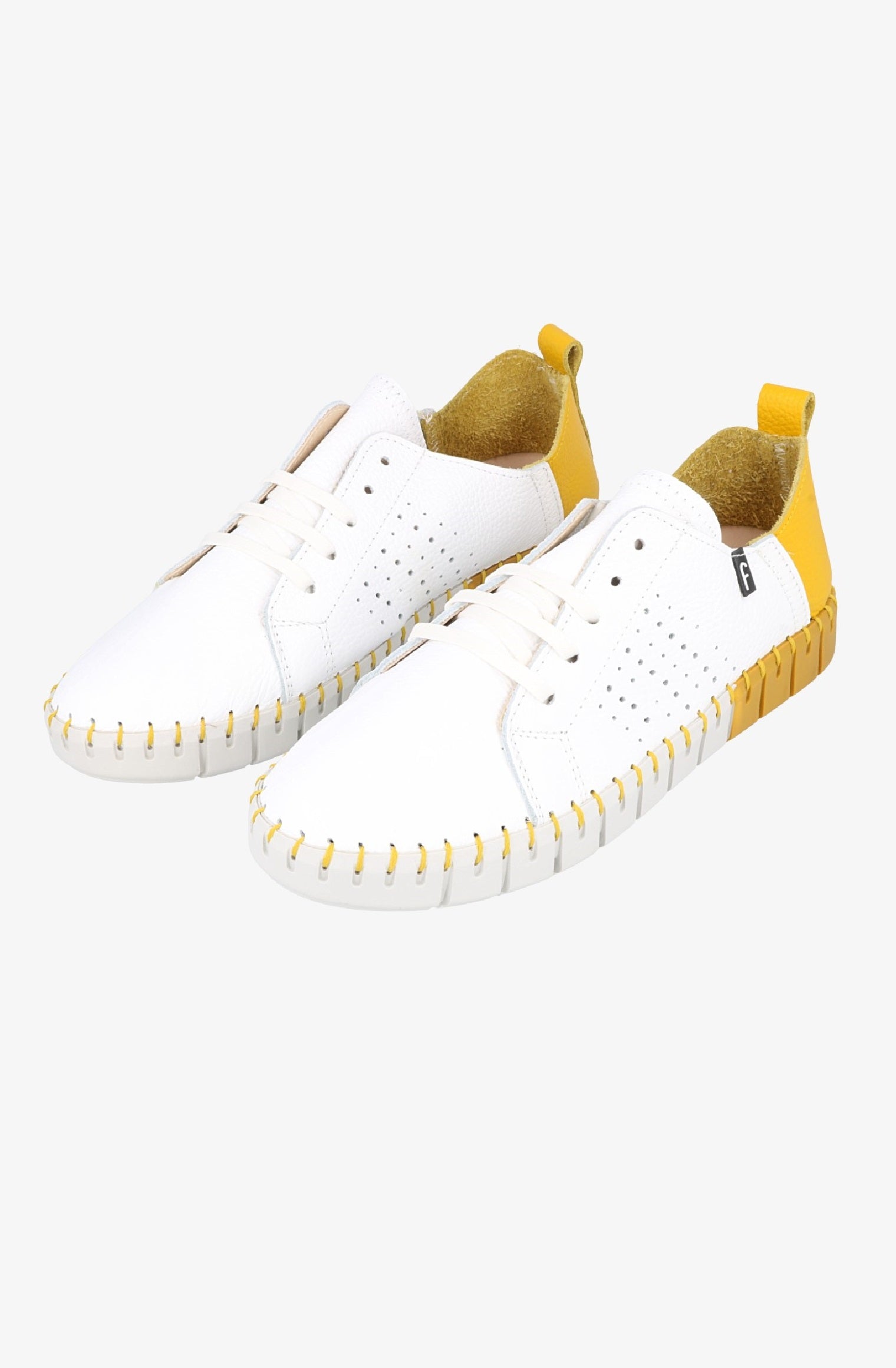 Sneaker JutHeras Blanco/Amarillo