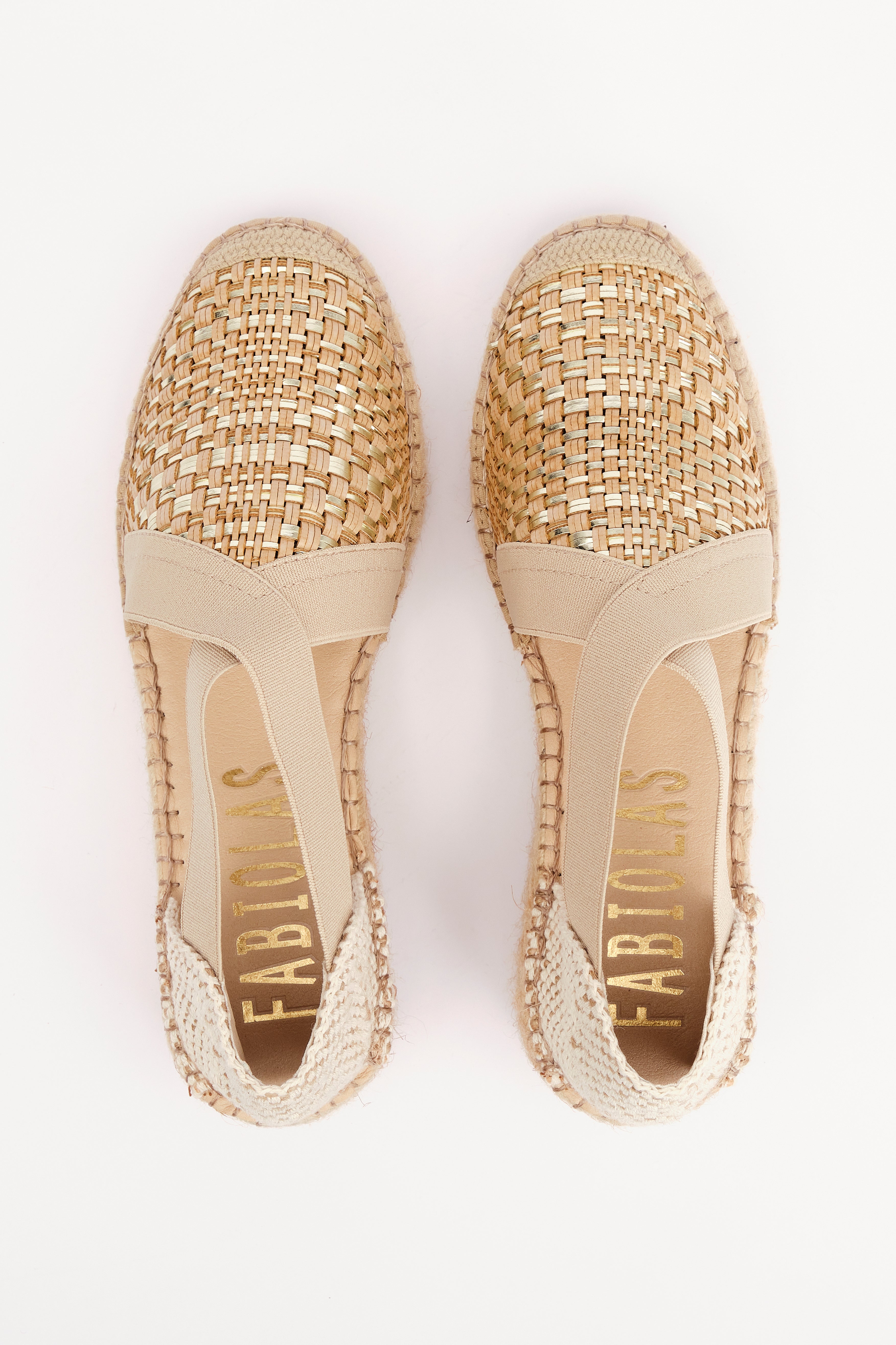Alpargata Isabel Beige/Oro
