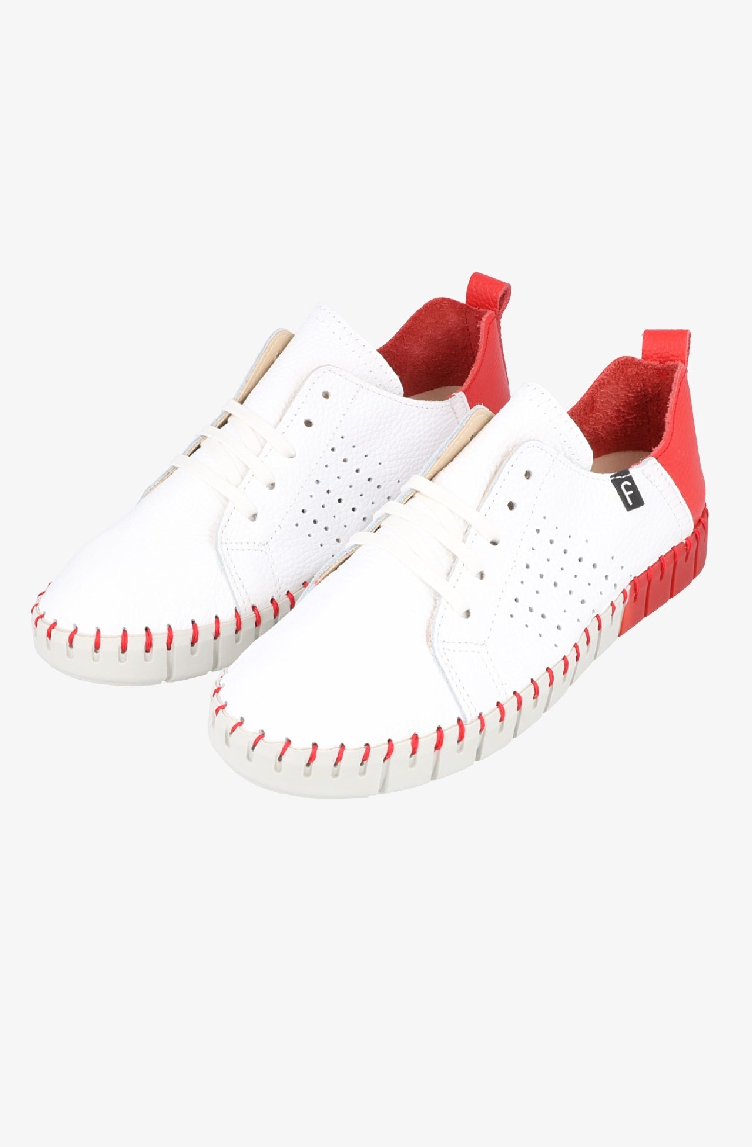 Sneaker JutHeras Blanco/Rojo