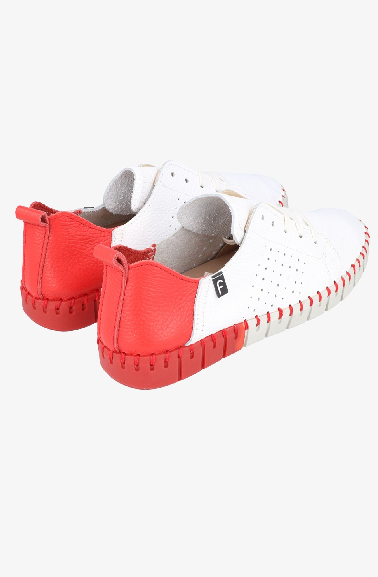 Sneaker JutHeras Blanco/Rojo