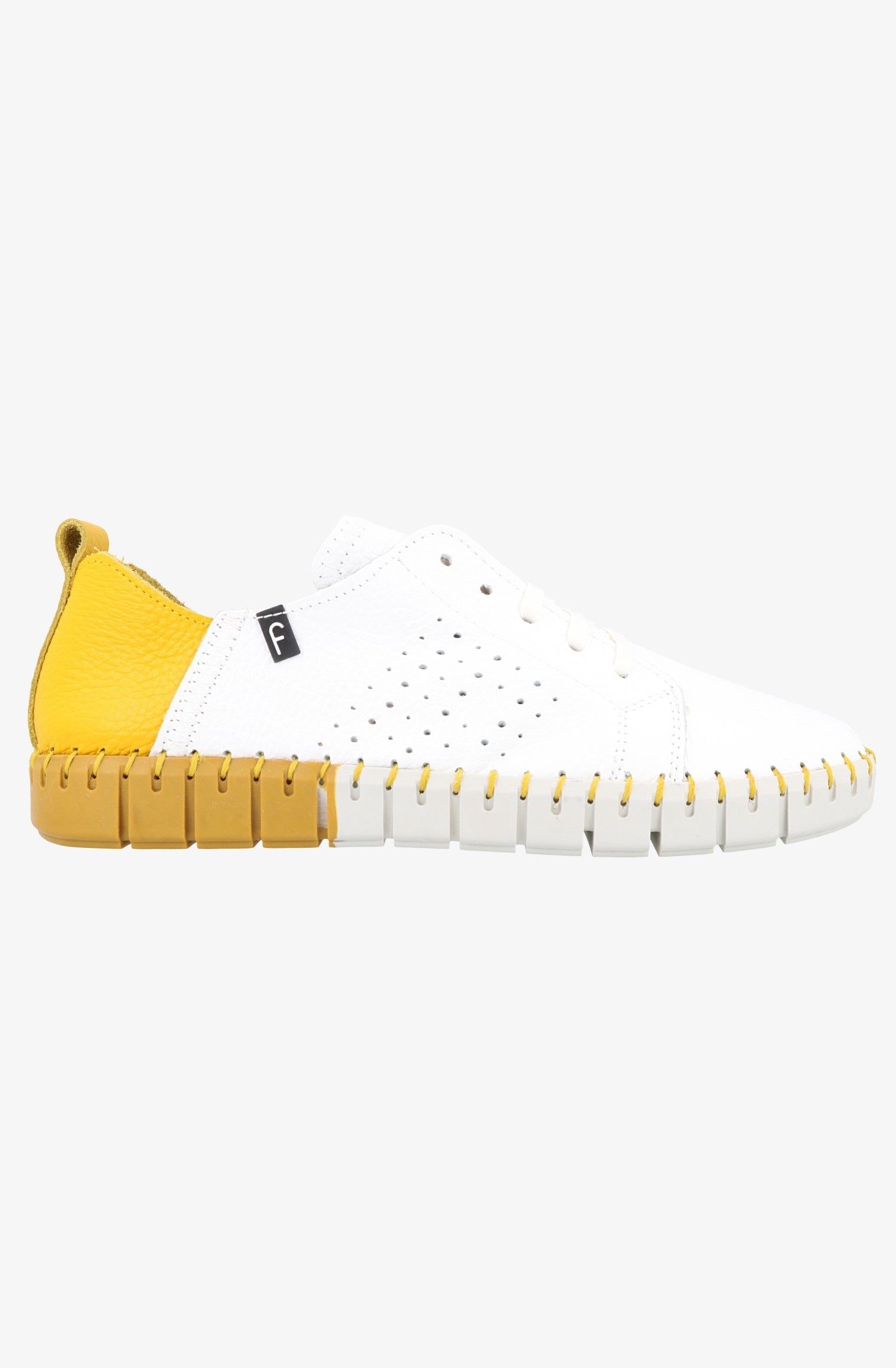 Sneaker JutHeras Blanco/Amarillo